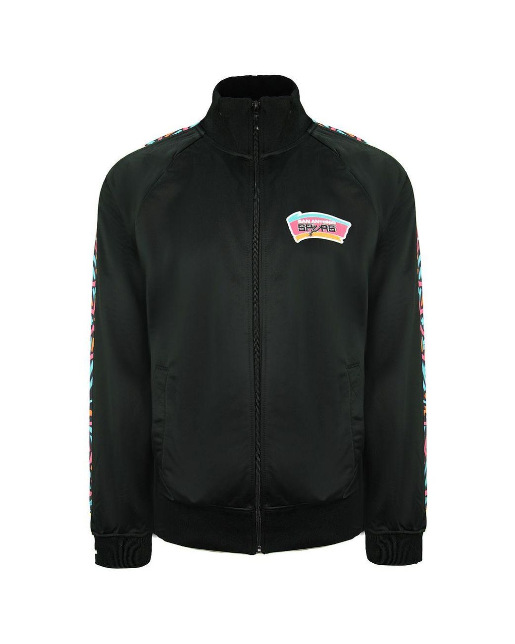Mitchell & Ness Nba San Antonio Spurs Track Jacket in het Black voor heren