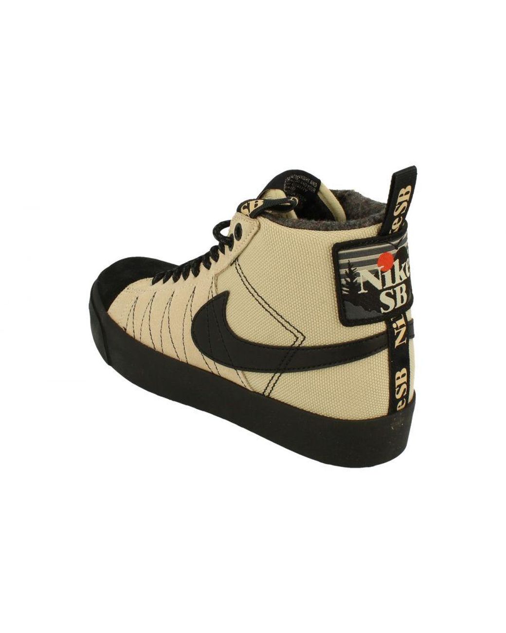 Nike Black Sb Zoom Blazer Mid Prm Trainers for men