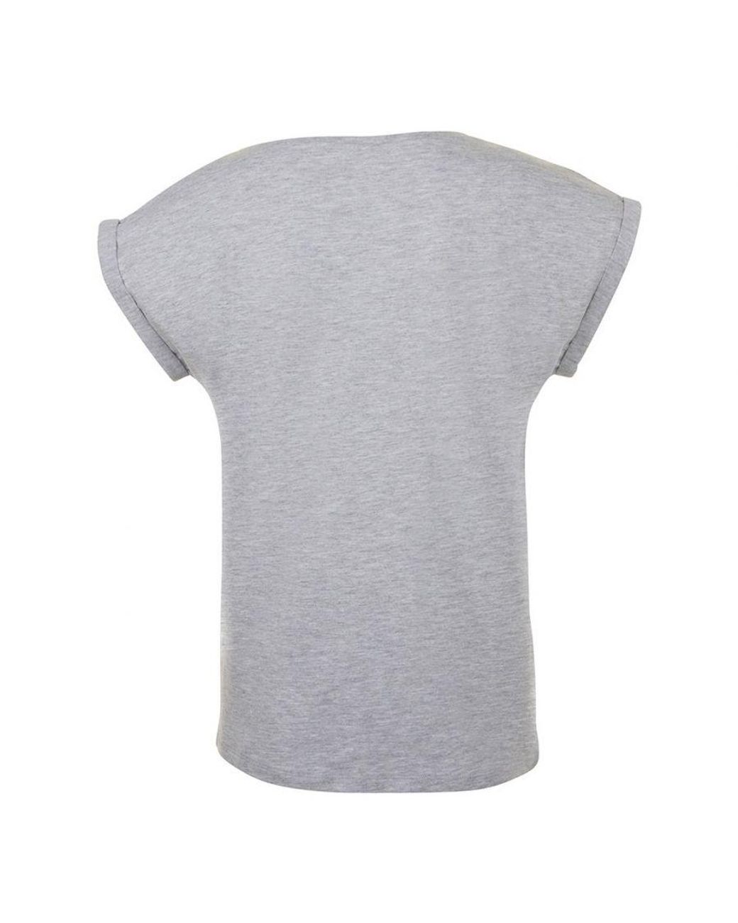 Sol's Gray Ladies Melba Plain Short Sleeve T-Shirt Marl)
