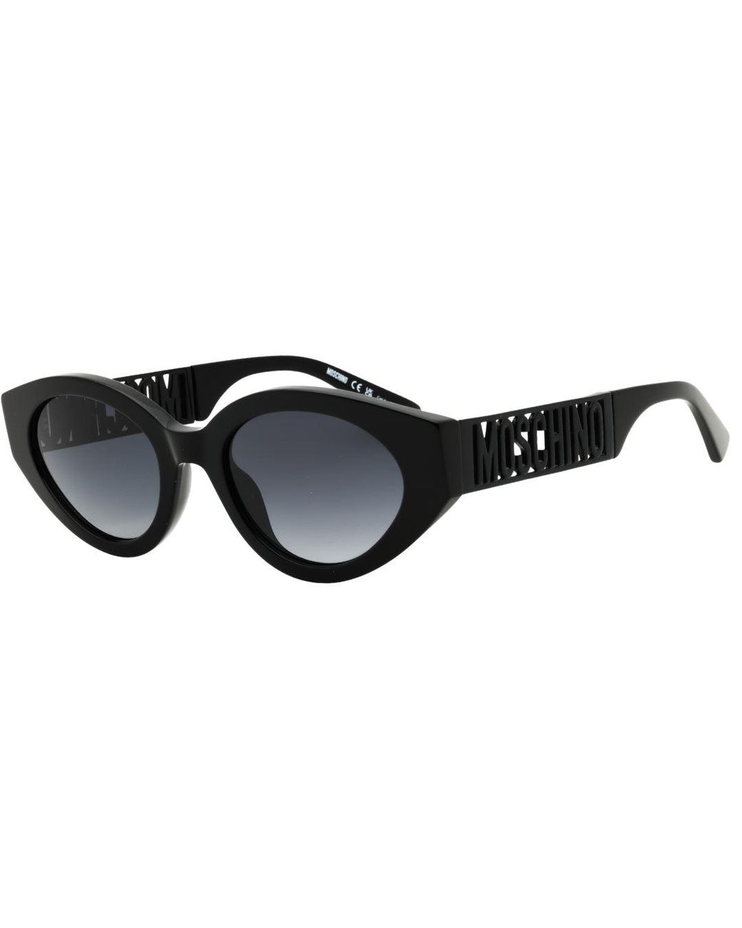 Moschino Blue Branded Arms Sunglasses