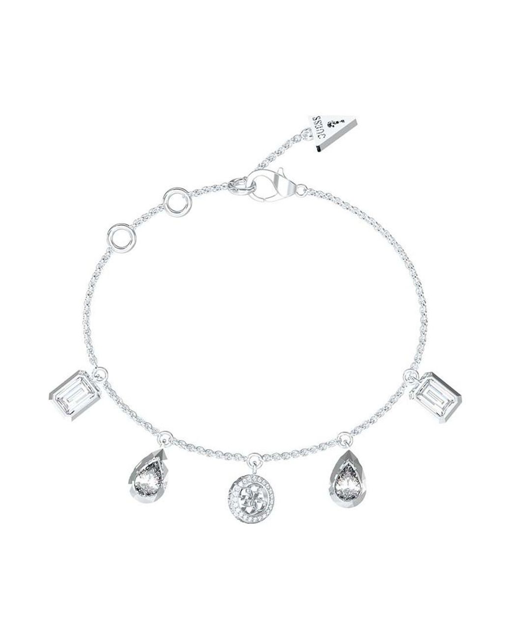 Guess White Ubb05239Rhl Ladies 4G Light Bracelet