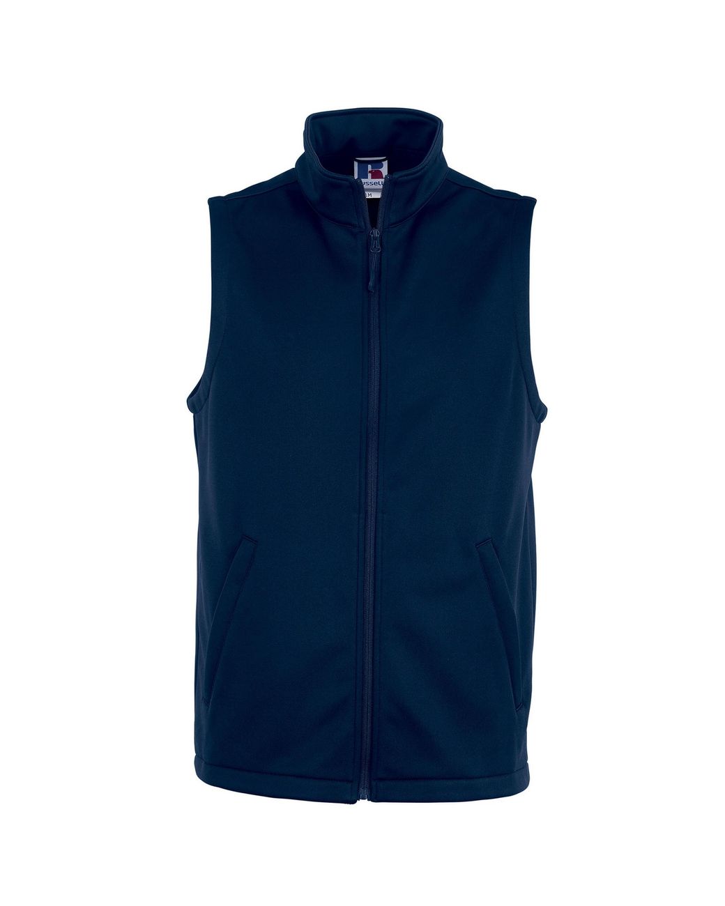 Russell Blue Smart Softshell Gilet (French) for men
