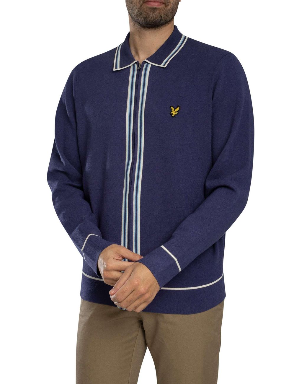 Lyle & Scott Jas in het Blue voor heren