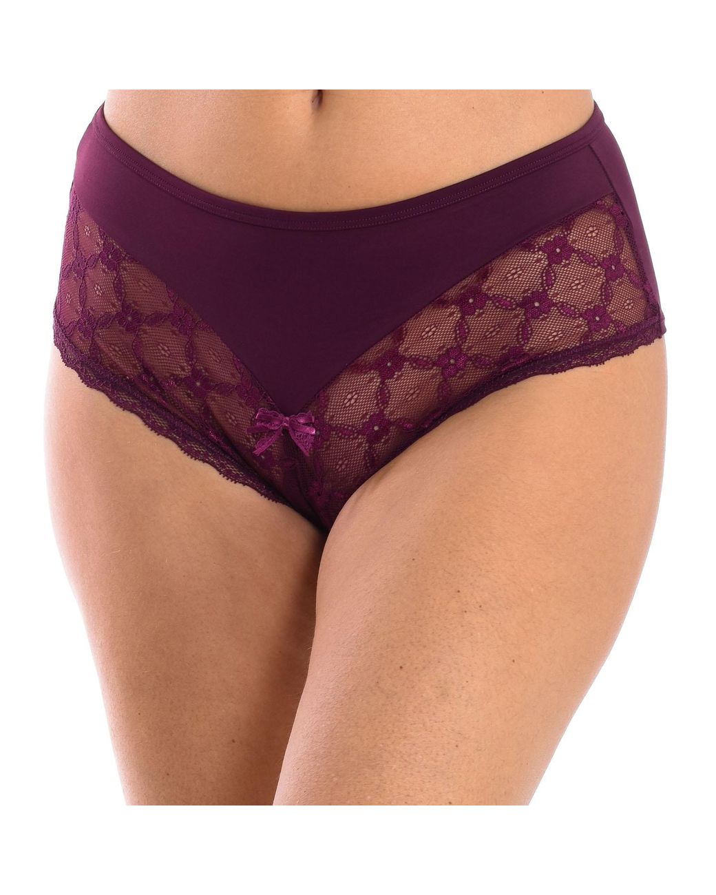 Selene Purple Brigitte Lace Culottes