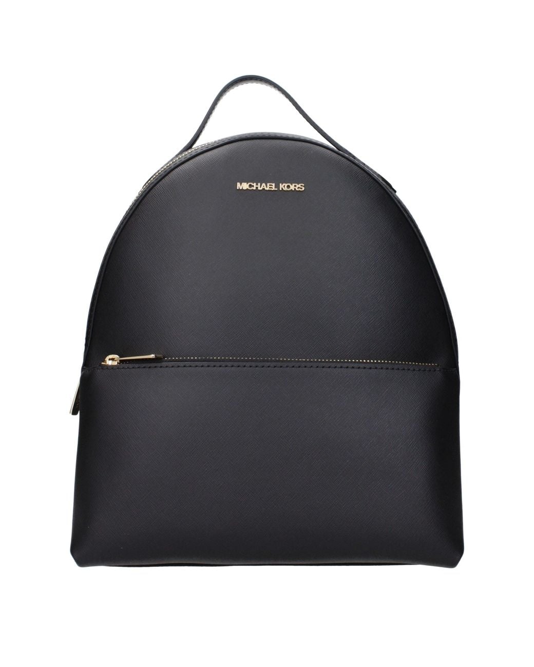 Michael Kors Black Leather Backpack