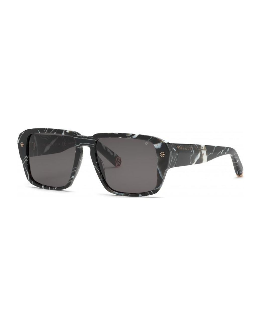 Philipp Plein Black Spp081 55 0Z21 Sunglasses for men