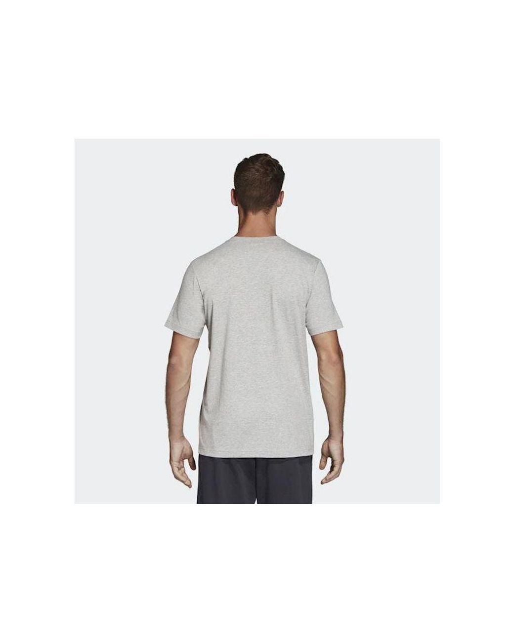 Adidas Gray Must Haves Badge Of Sport T Shirt Cotton for men