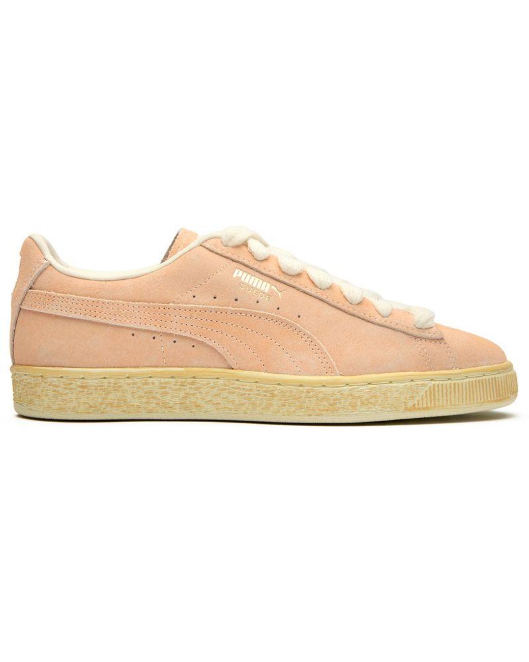 PUMA Natural Suede Faded Trainers for men
