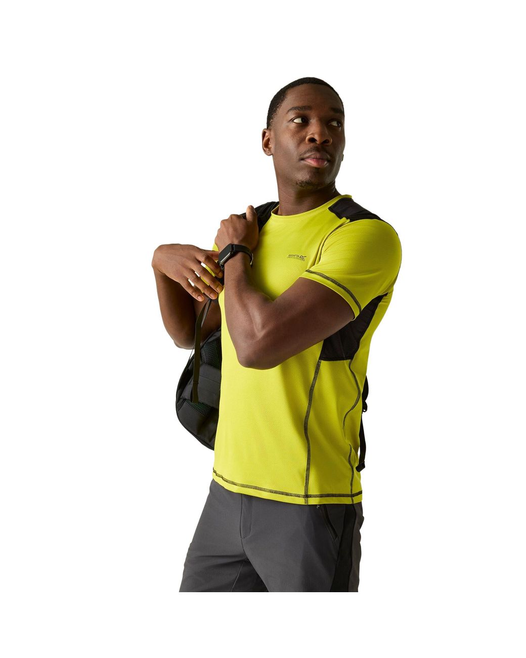 Regatta Yellow Virda T-Shirt (Dark Tang/ for men