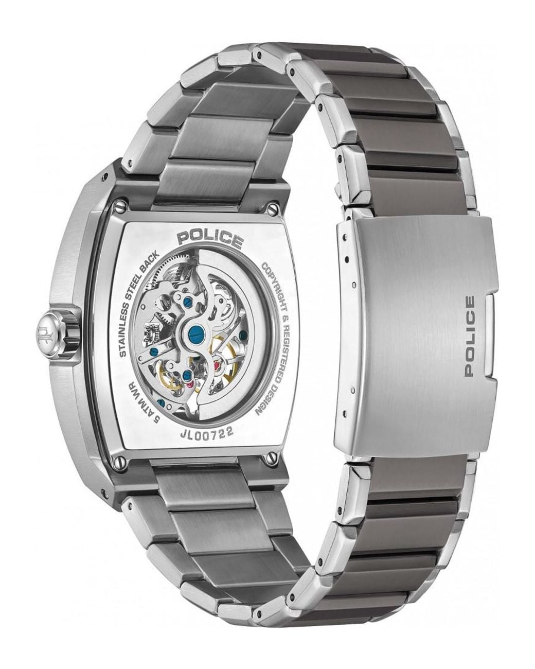 Police Gray Pewjl0072205 Skeletor Watch for men