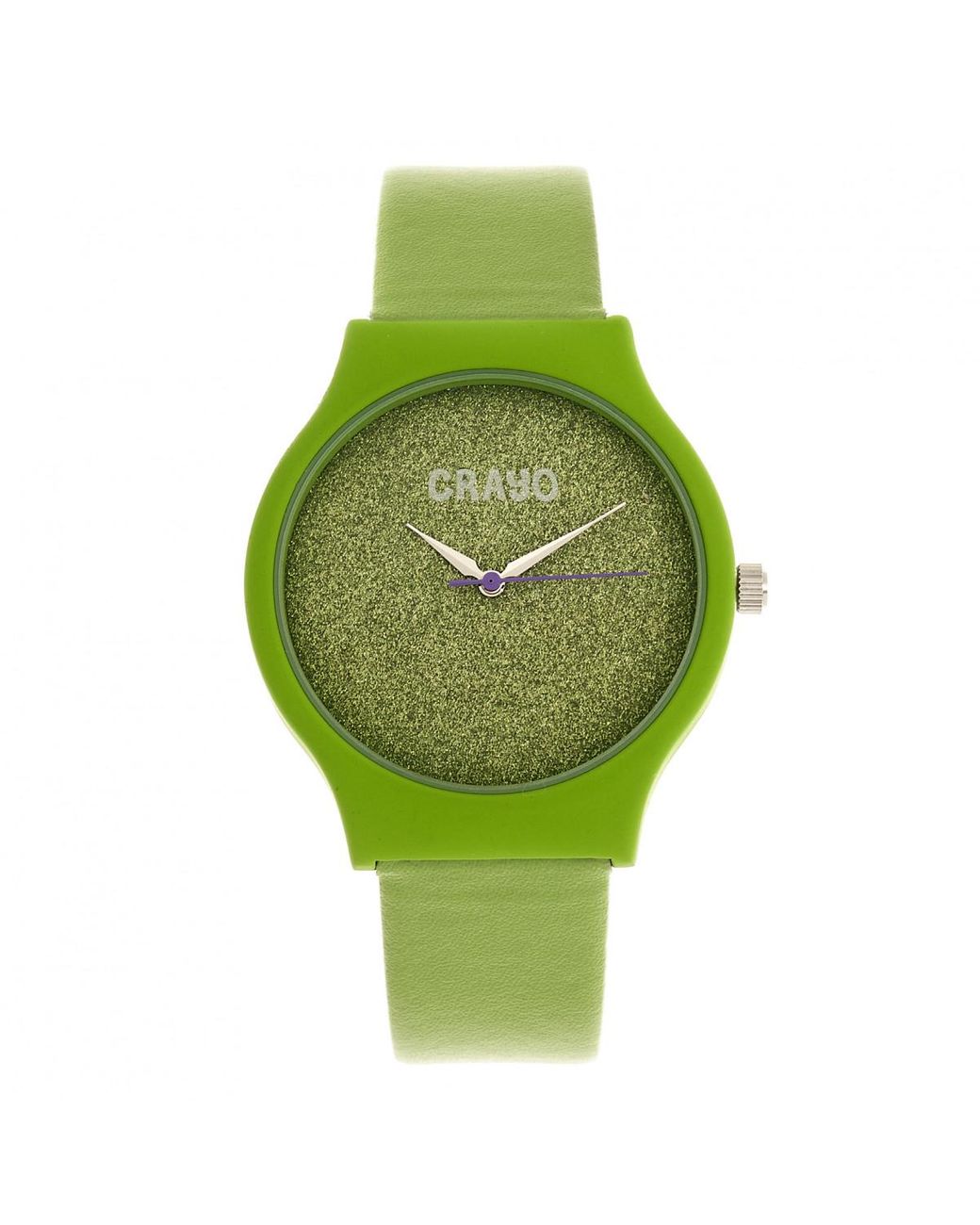 Crayo Green Glitter Watch