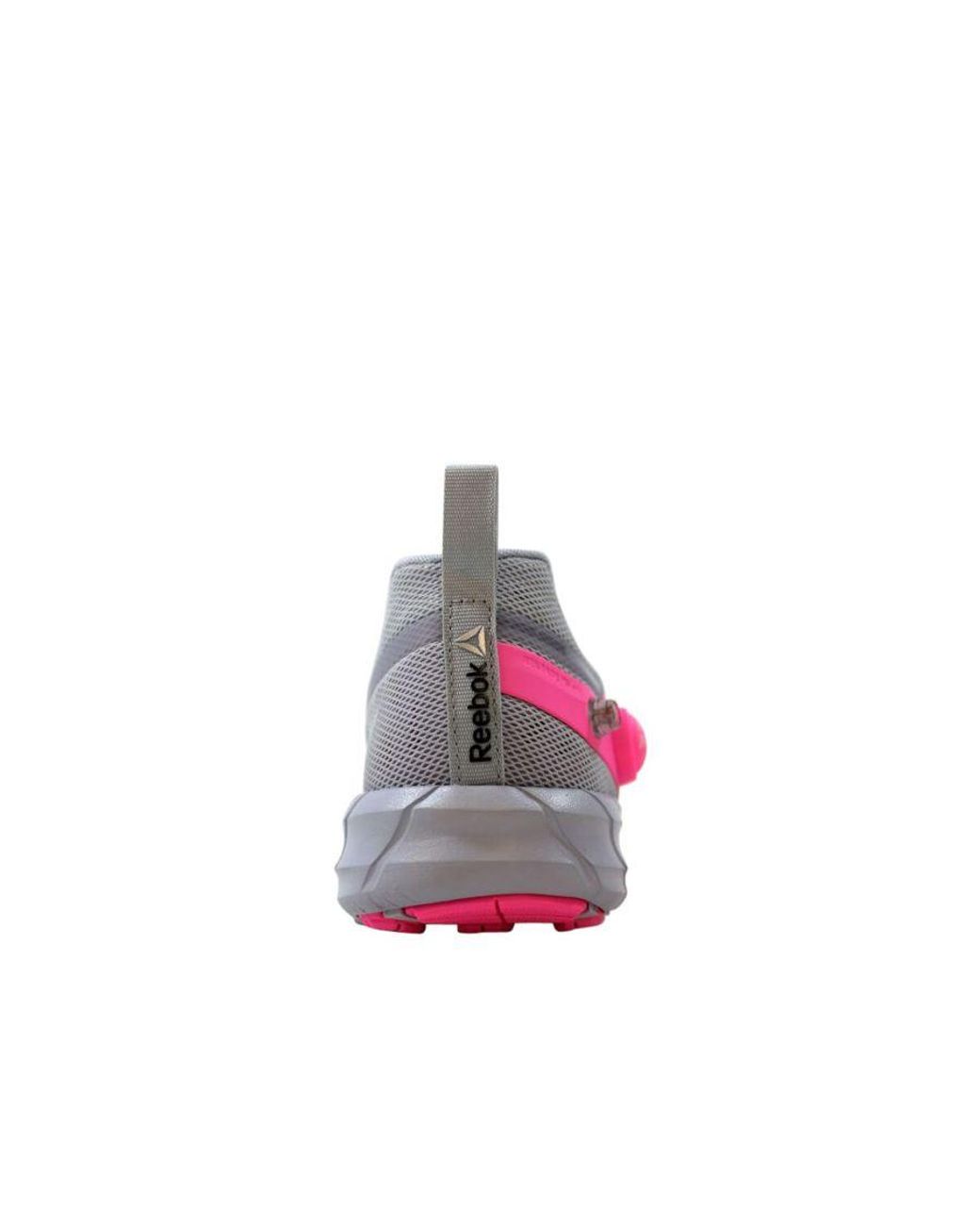 Reebok Pink Zpump Fusion 2.5 Lace Up Synthetic Trainers Ar2817