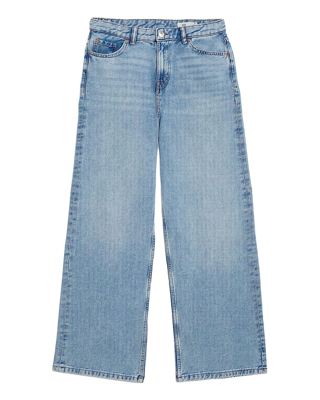 Secret Label Blue Slouchy Wide Leg Jeans