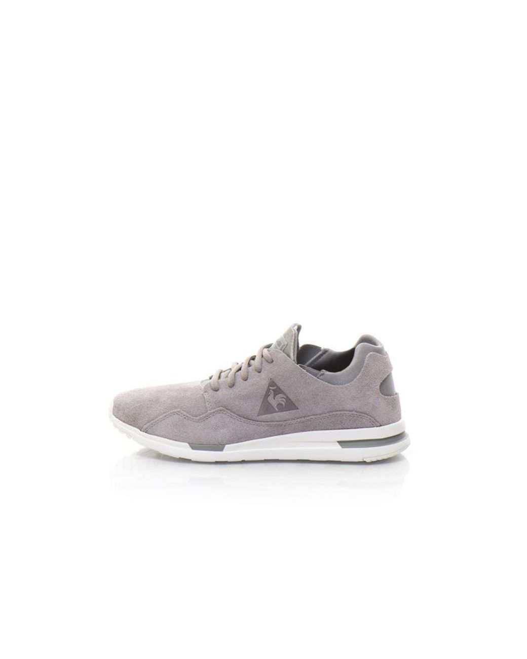 Le Coq Sportif Gray Lcs R Pure Metallic Trainers Leather