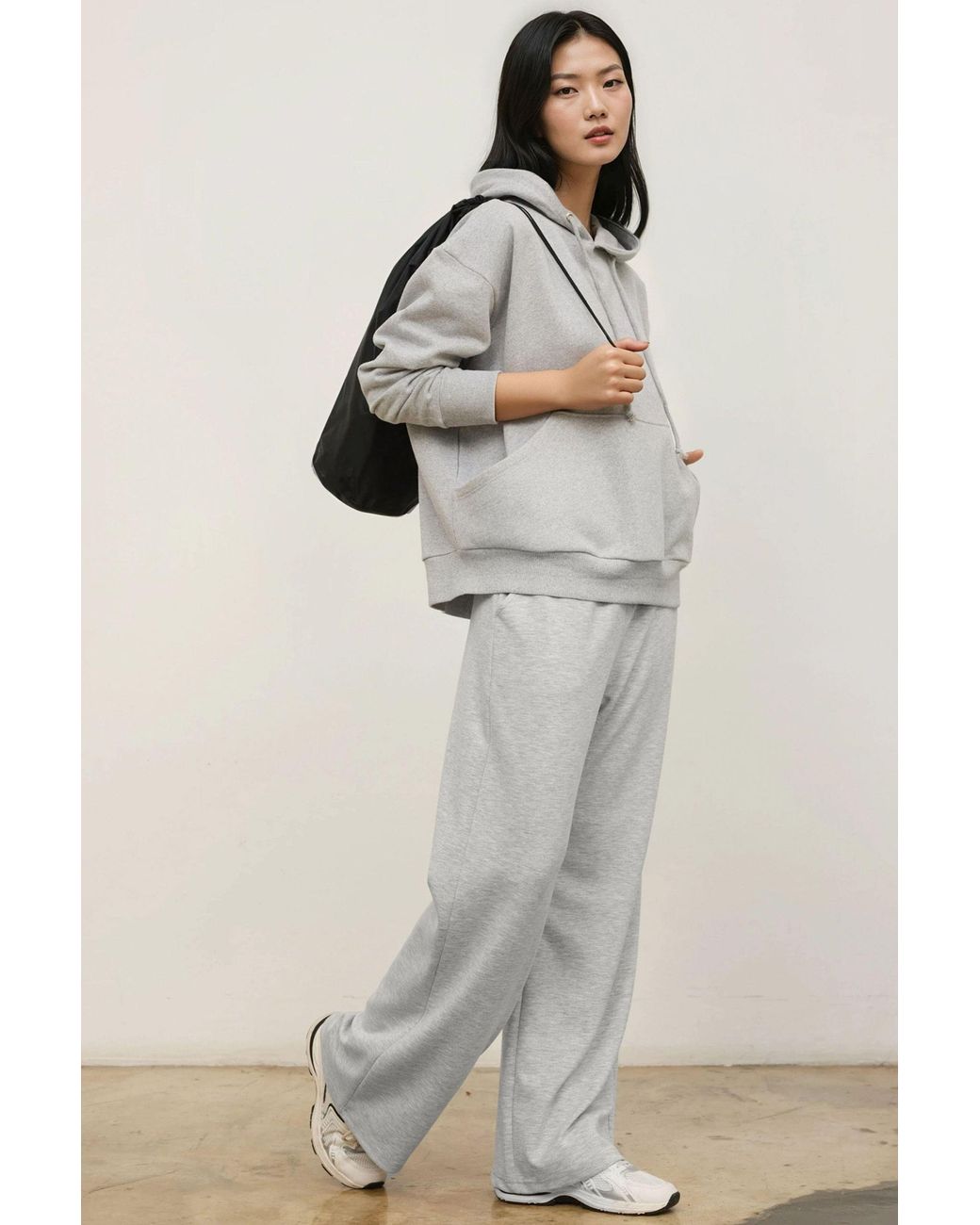 Hiccup Gray Oversized Hooded Sweatshirt