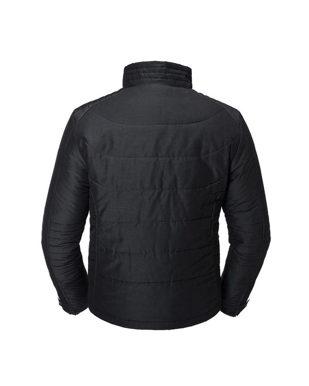 Russell Black Cross Padded Jacket for men