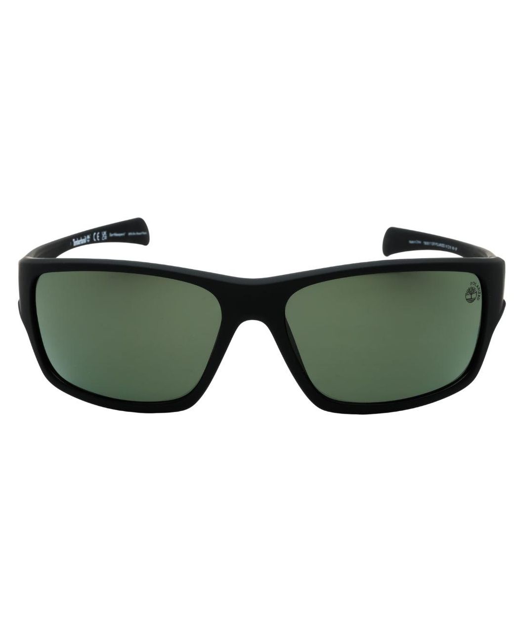 Timberland Green Matte Framed Polarised Lensed Sunglasses
