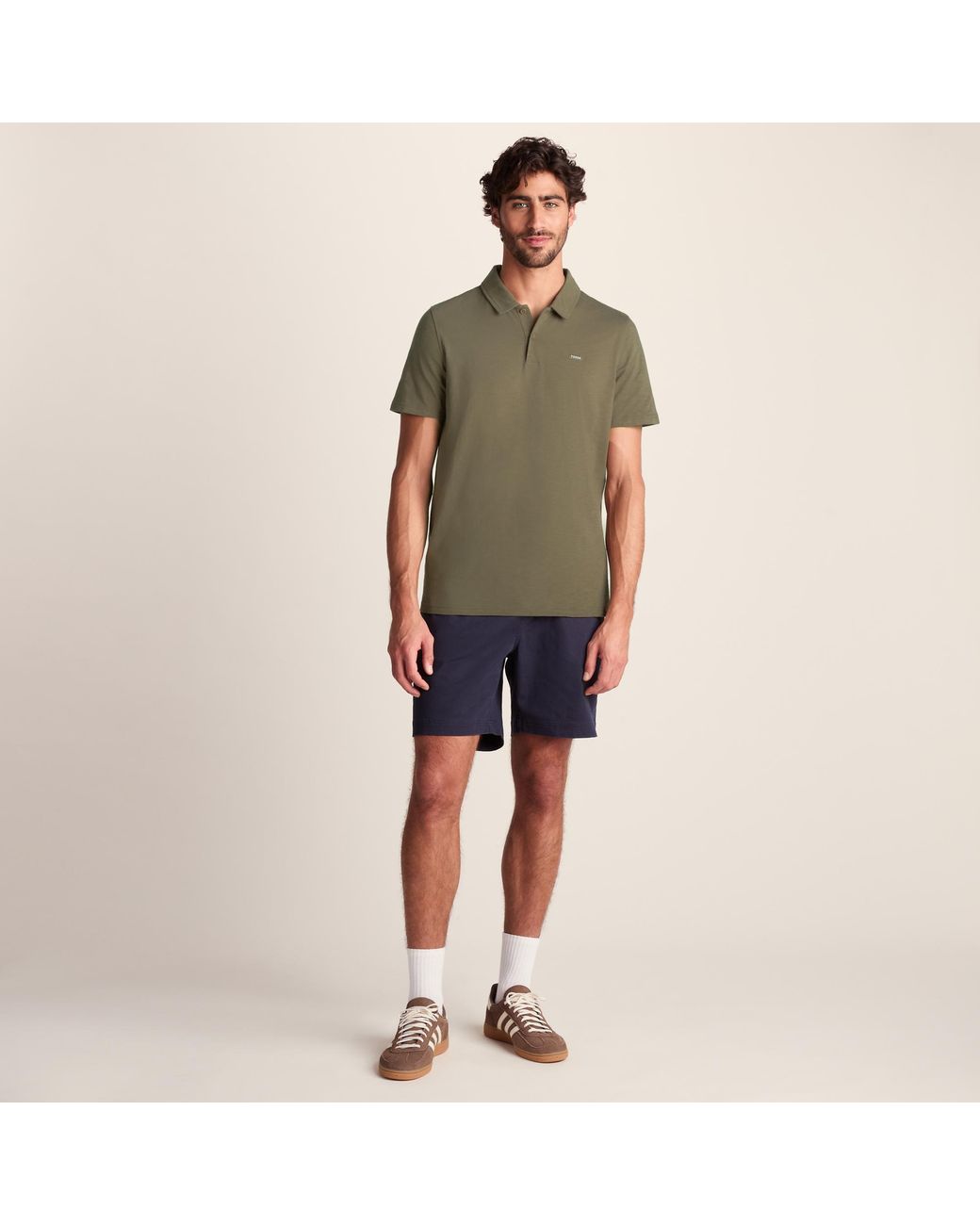 TOG24 Green Sawyer 100% Cotton Jersey Polo Shirt for men