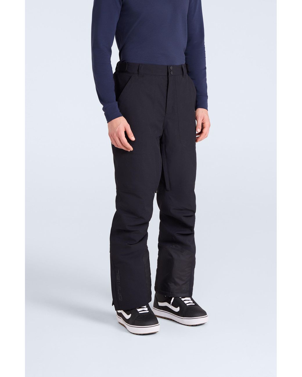 Mountain Warehouse Blue 'Morzine' Waterproof Ski Pants Warm Insulated Winter Snowboard Trouser for men