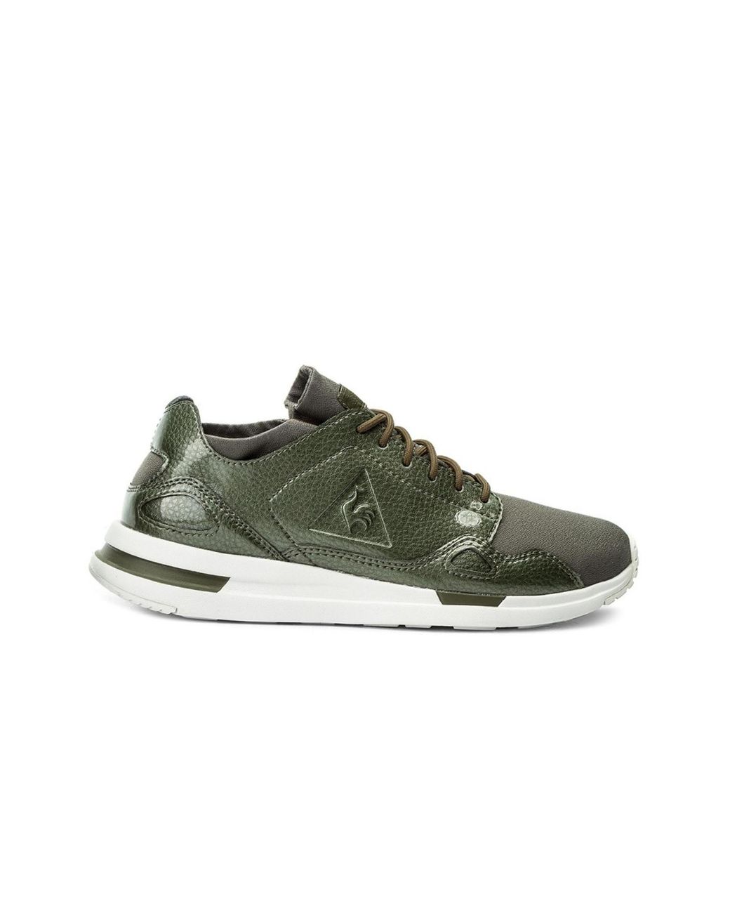 Le Coq Sportif Green Lcs R Flow Dark Trainers Leather