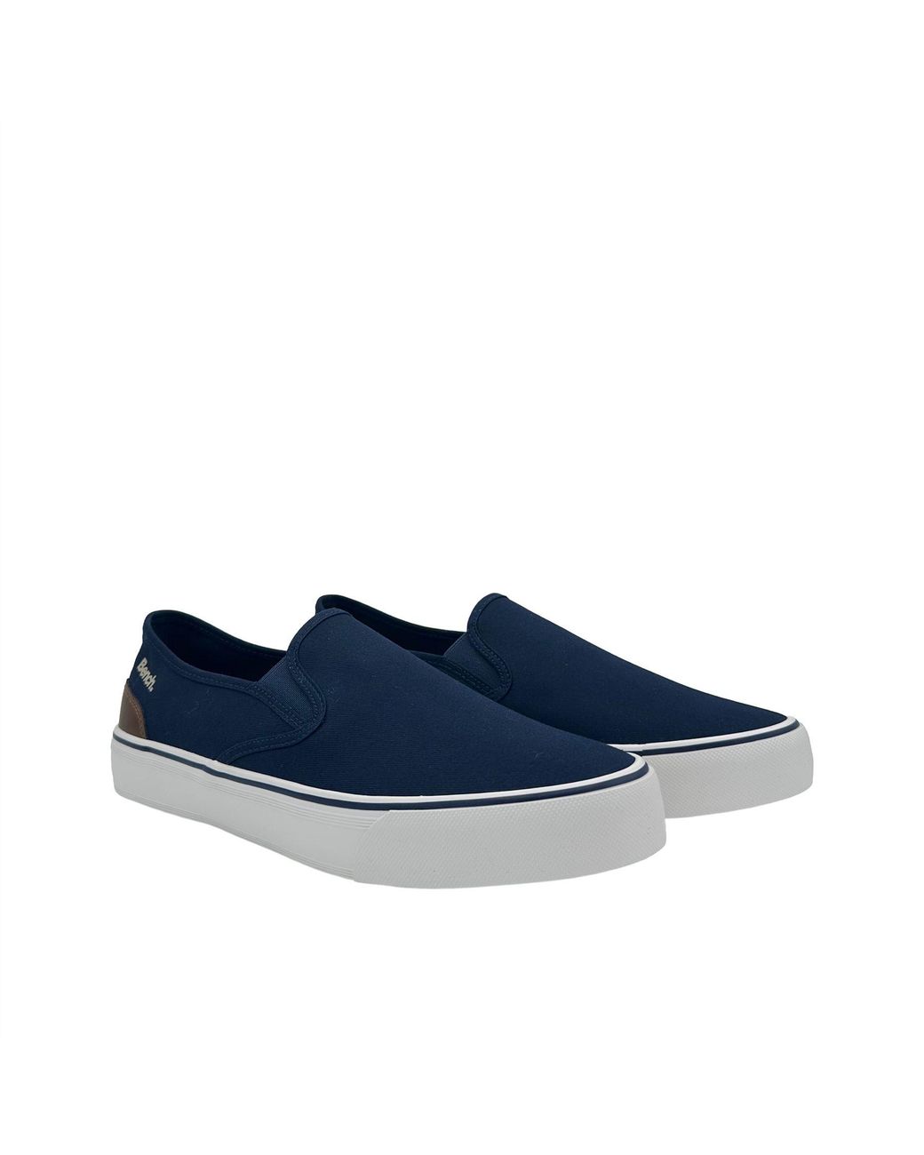 Bench Blue Dalton Canvas Slip On Trainers for men