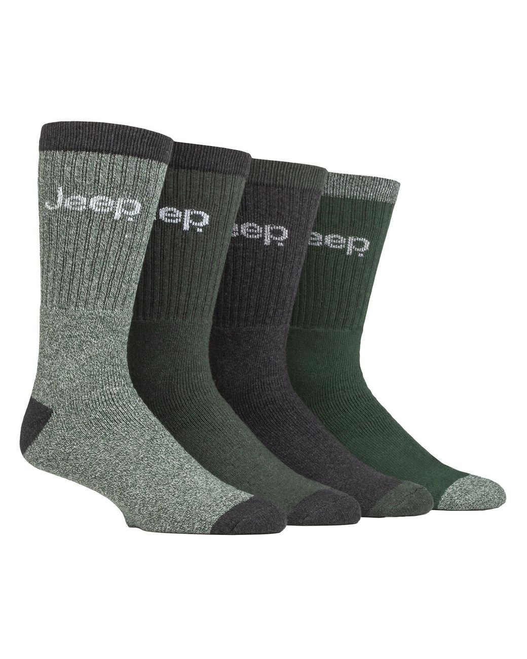 Jeep Green Recycled Cotton Socks for men