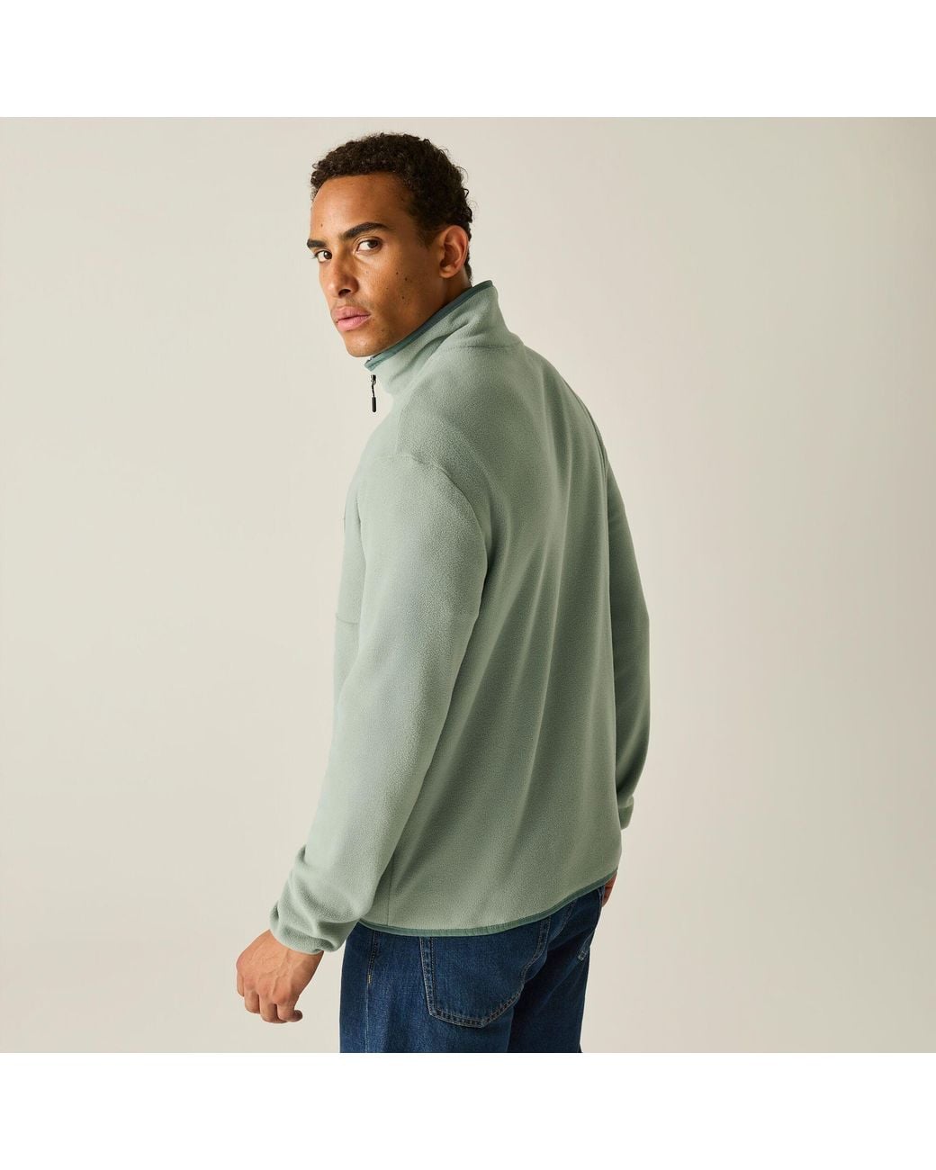 Regatta Green Frankie Full Zip Fleece Jacket (Glacier/Dark Forest) for men