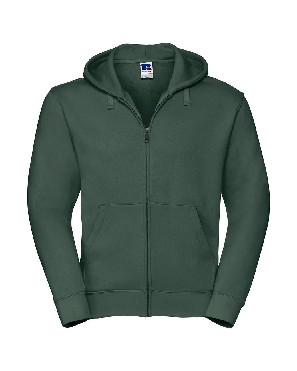 Russell Green Authentic Full Zip Hoodie (Bottle) for men