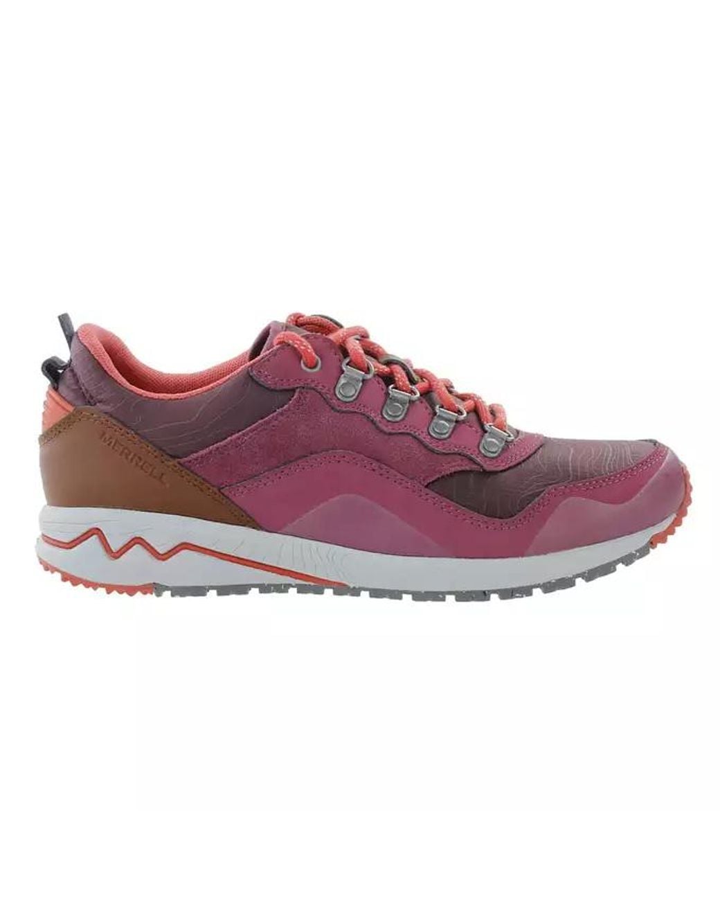 Merrell Red Stowe Boots Leather
