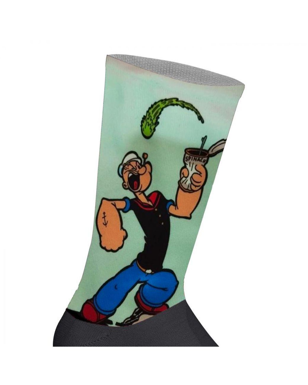 Jenes Socks Blue Elastic Printed Long