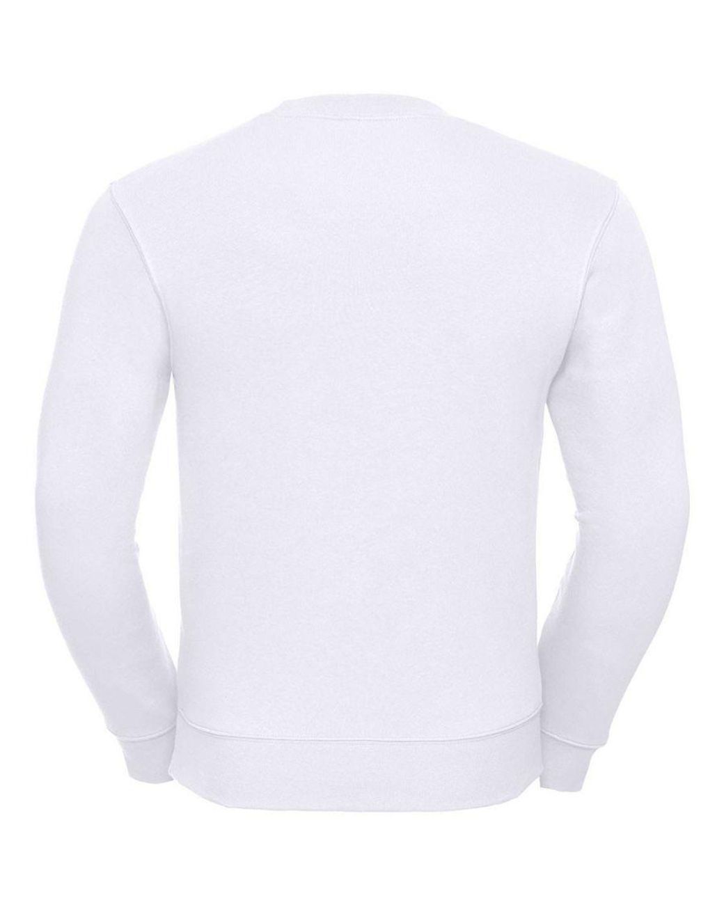 Russell White Authentic Sweatshirt (Slimmer Cut) for men