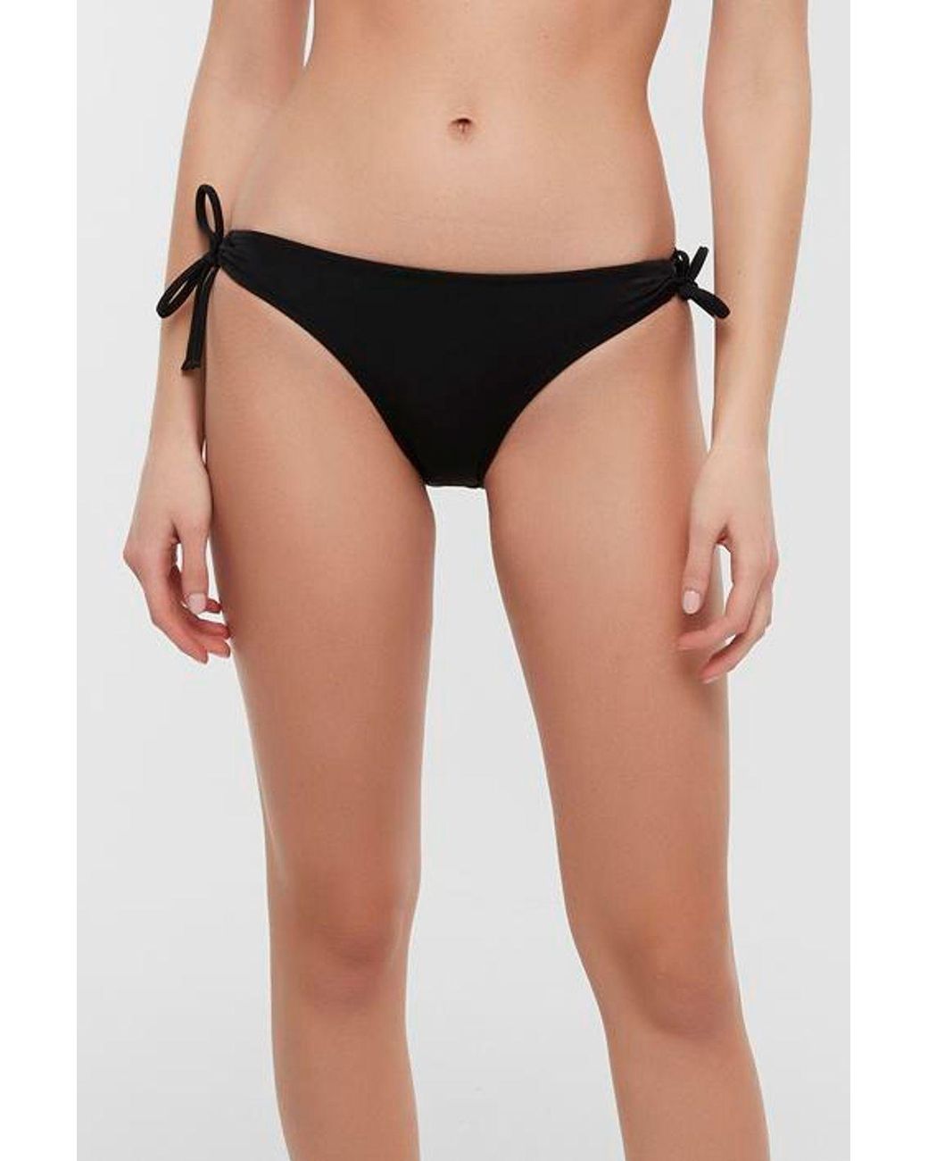 Penti Black Low-Waist Solid Jersey Bikini Bottoms
