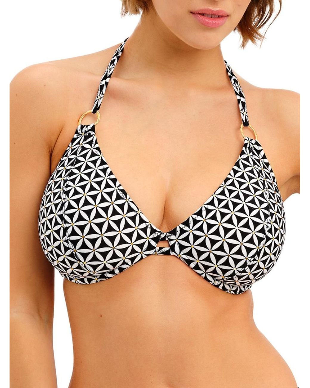 Freya Black Koh Tao Halterneck Bikini Top