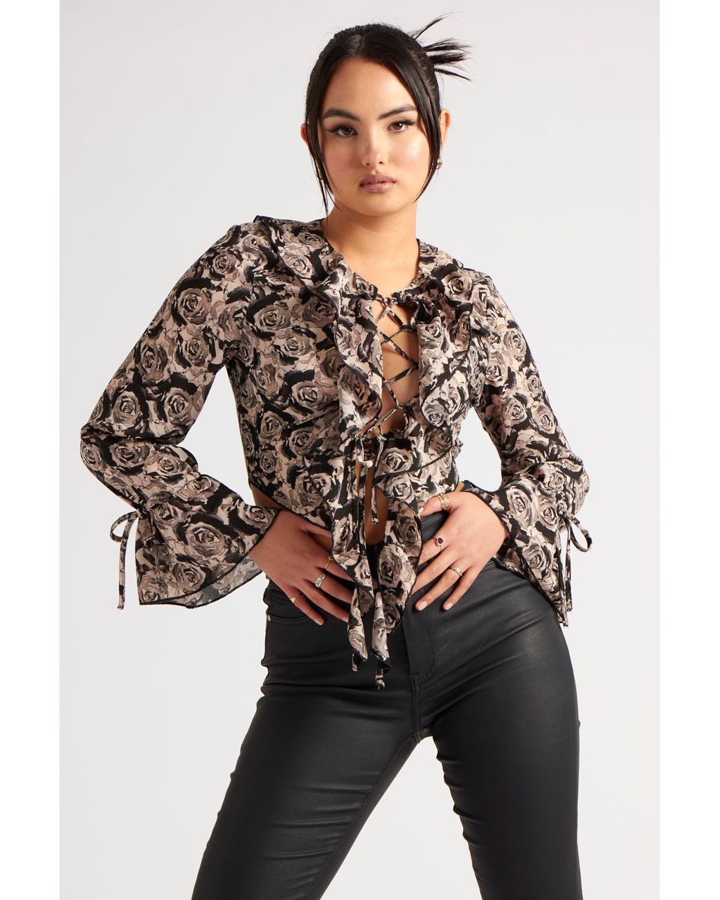 Urban Bliss Black Carter Coated Flare