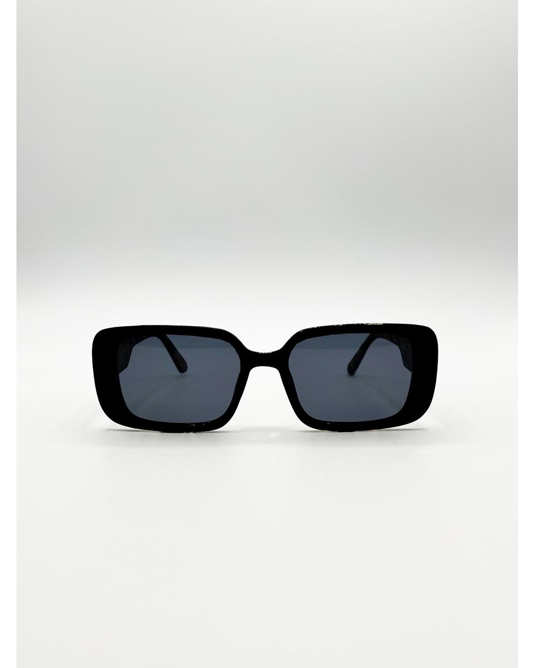 SVNX Blue Diamante Cat-Eye Sunglasses