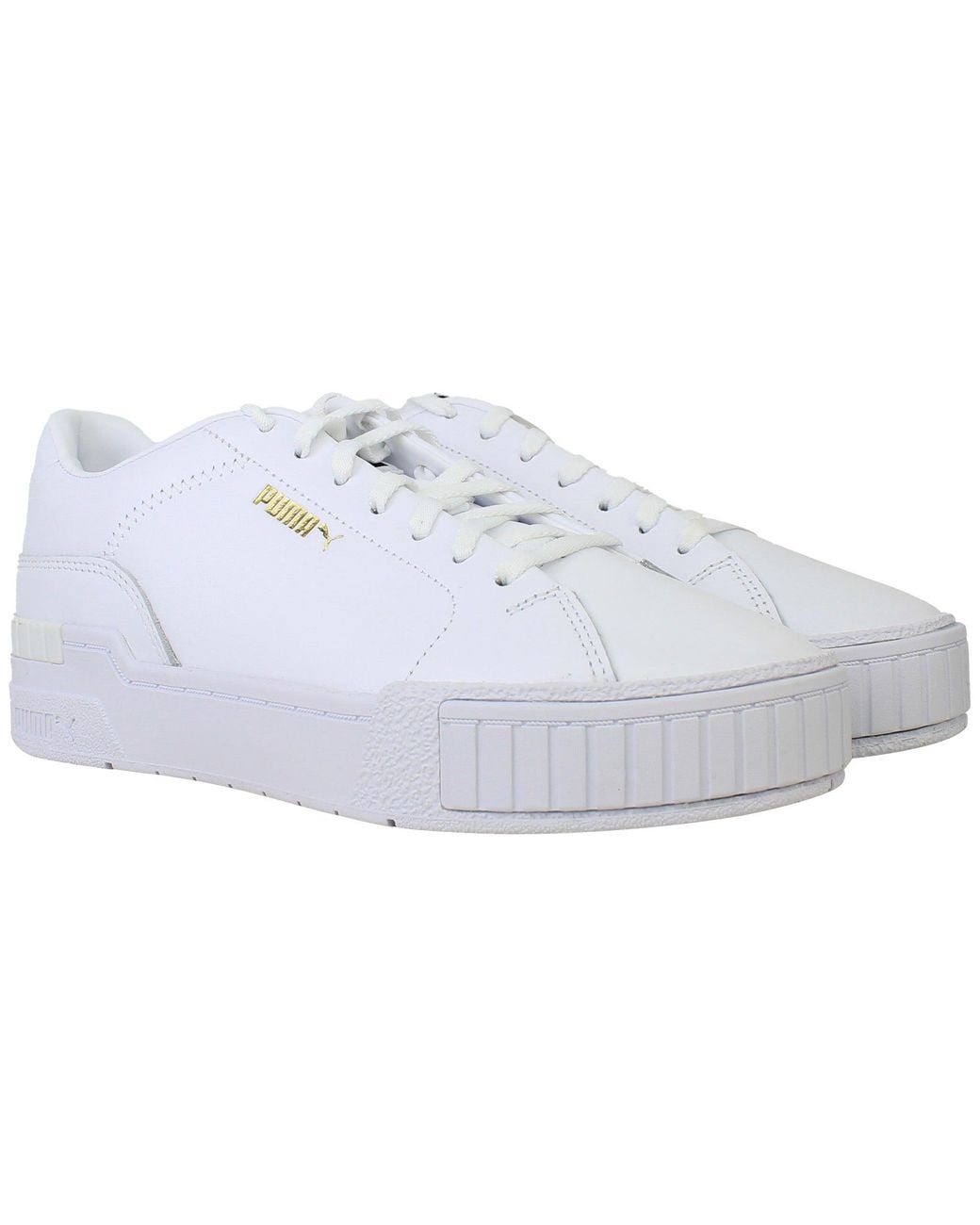 PUMA White Cali Sport Clean Trainers