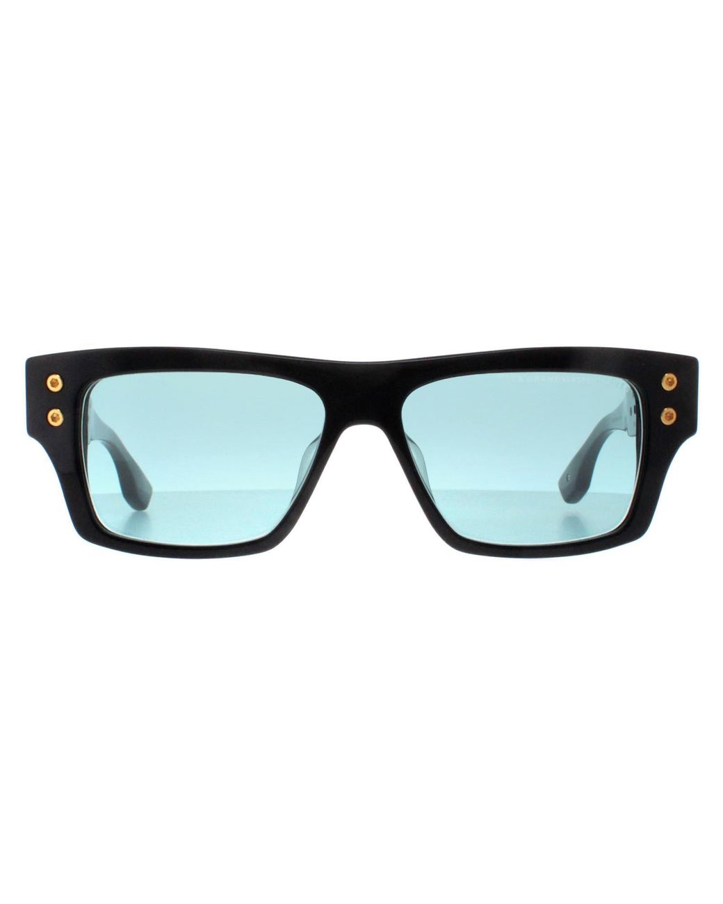 Dita Eyewear Brown Rectangle Crystal Clear Dark To Gradient Grandmaster Seven