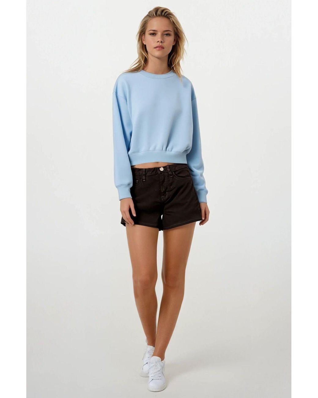 Secret Label Blue Short Denim Shorts