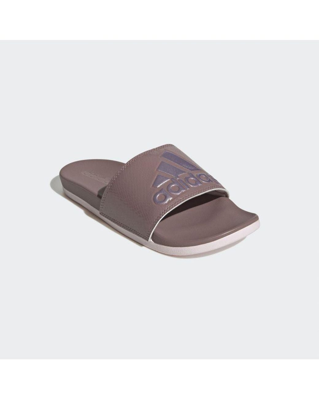 Adidas Purple Adilette Comfort Slides