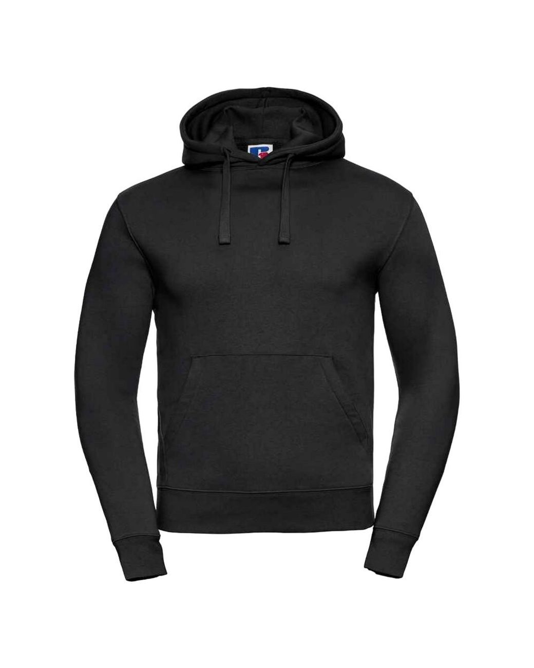 Russell Black Authentic Hoodie for men