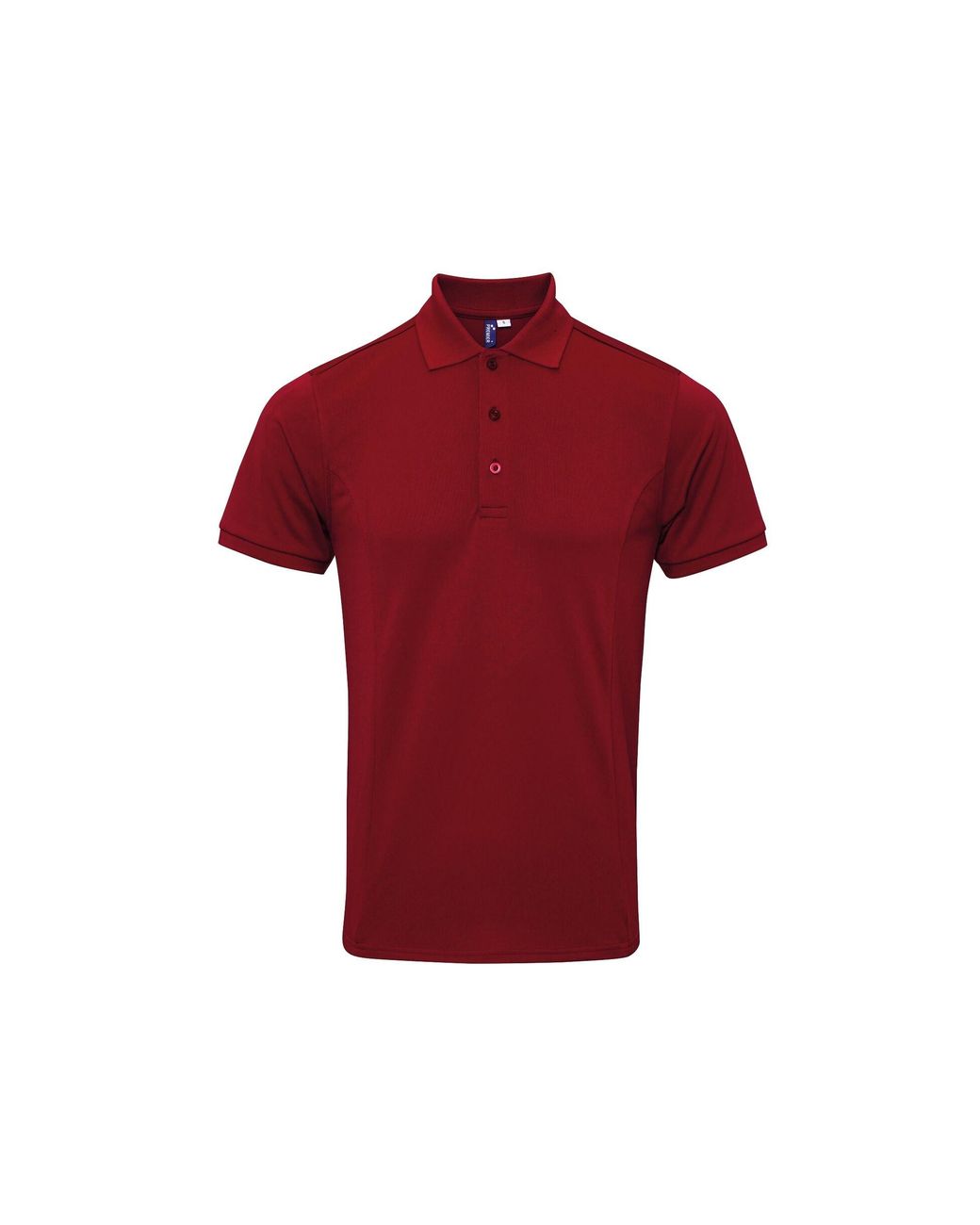 PREMIER Red Coolchecker Plus Pique Polo With Coolplus for men