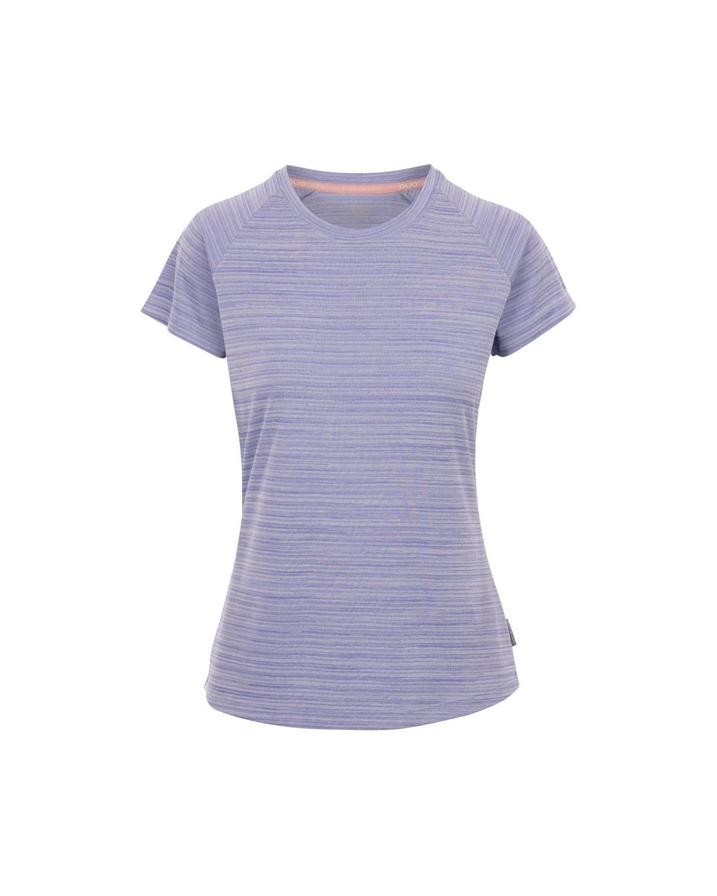 Trespass Purple Ladies Vickland Tp75 Active T-Shirt (Sky Marl)
