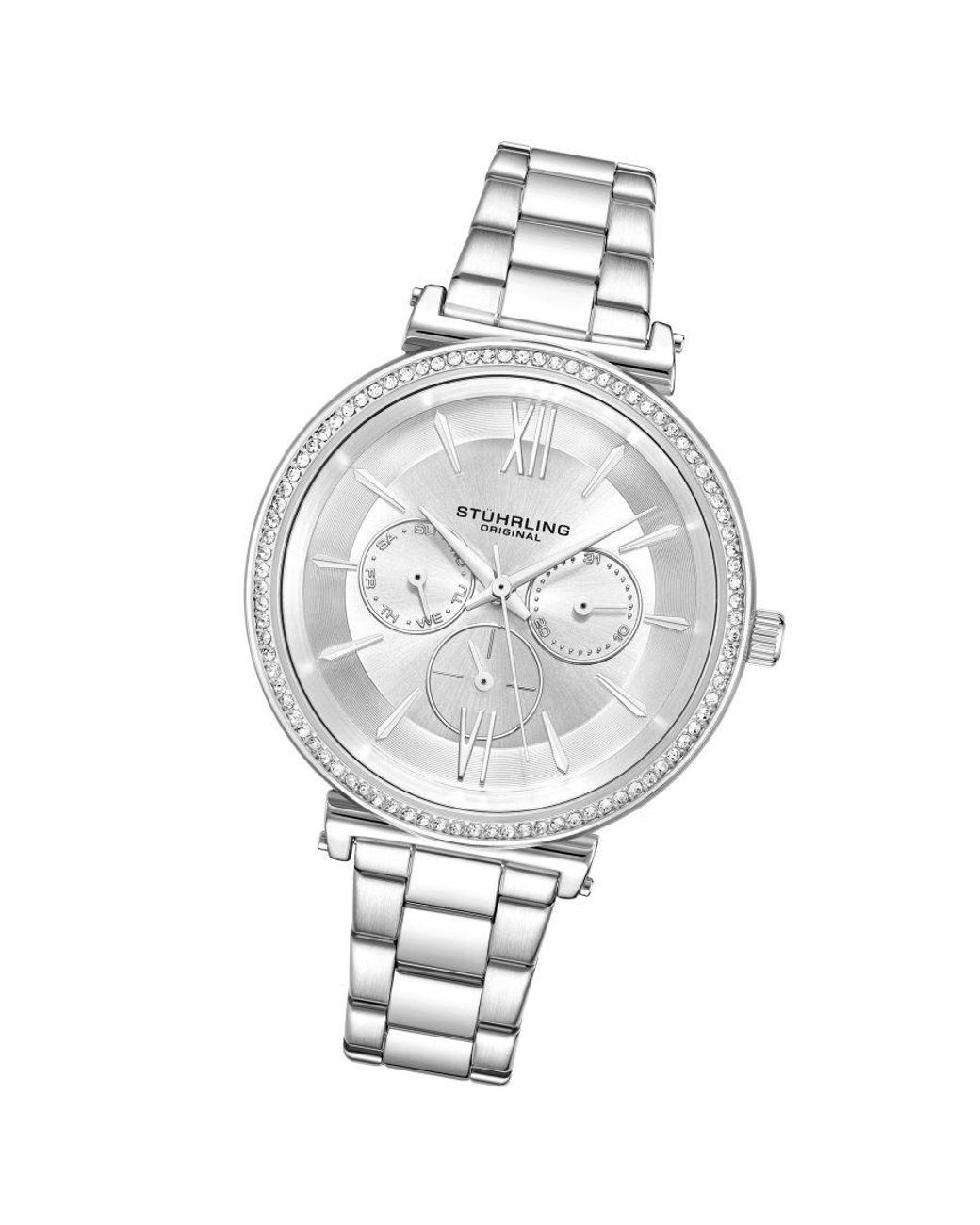 Stuhrling Metallic Aria Quartz 40Mm