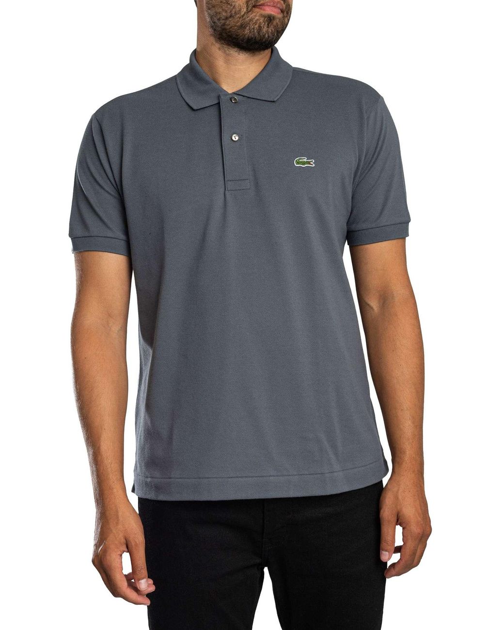 Lacoste Blue Logo Polo Shirt for men