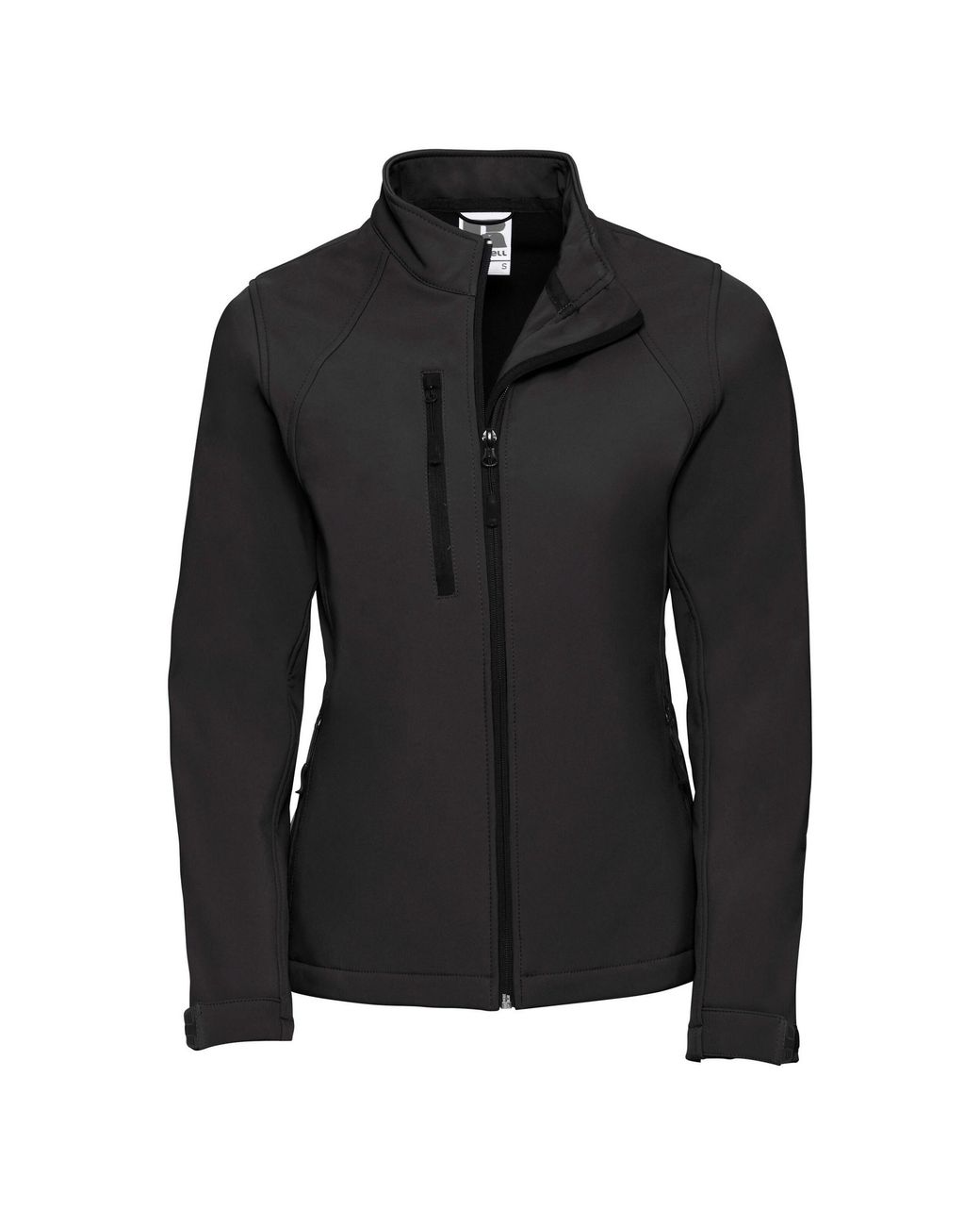Russell Black Ladies Soft Shell Jacket