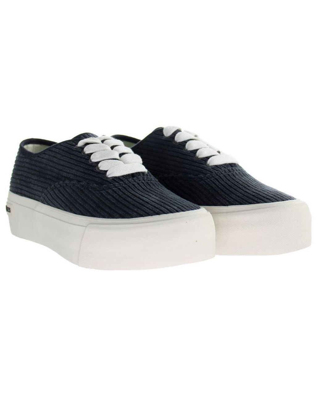 Seavees Blue Legend Night Corduroy Platfrom Sneaker Trainers