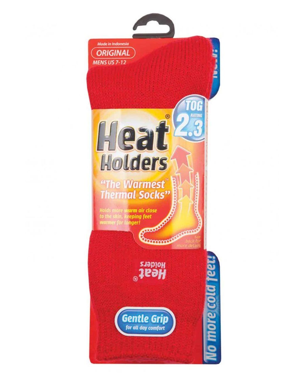 Heat Holders Red Original Thermal Socks for men