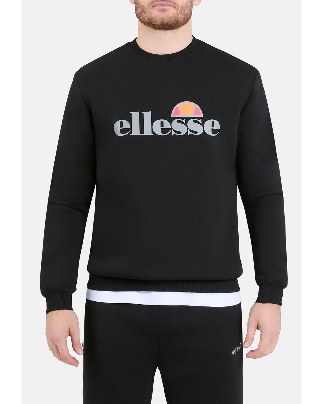 Ellesse Black Corvaro Sweatshirt for men