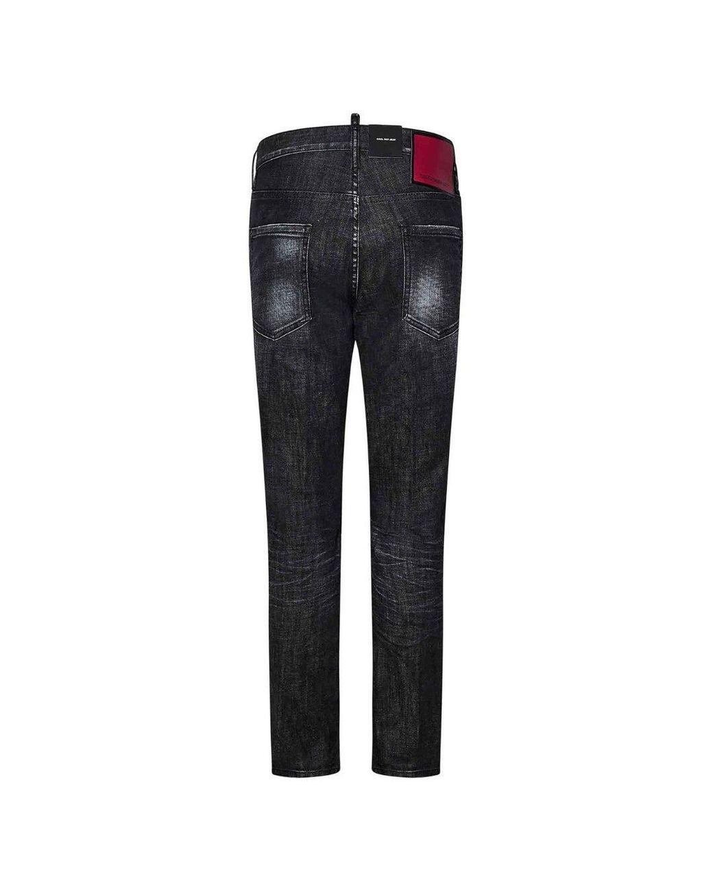 DSquared² Blue Easy Wash Cool Guy Jeans Cotton for men