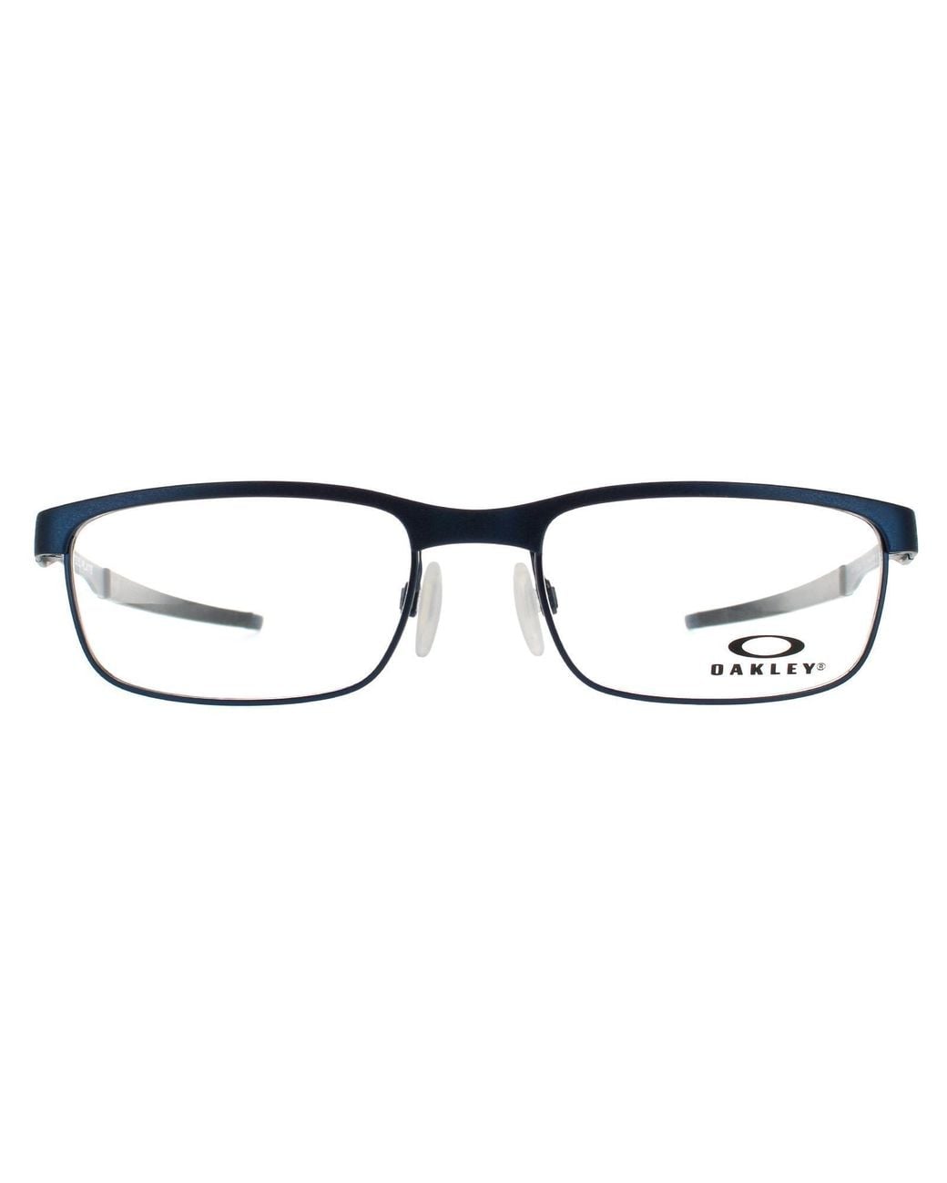 Oakley Brown Rectangle Powder Midnight Steel Plate for men
